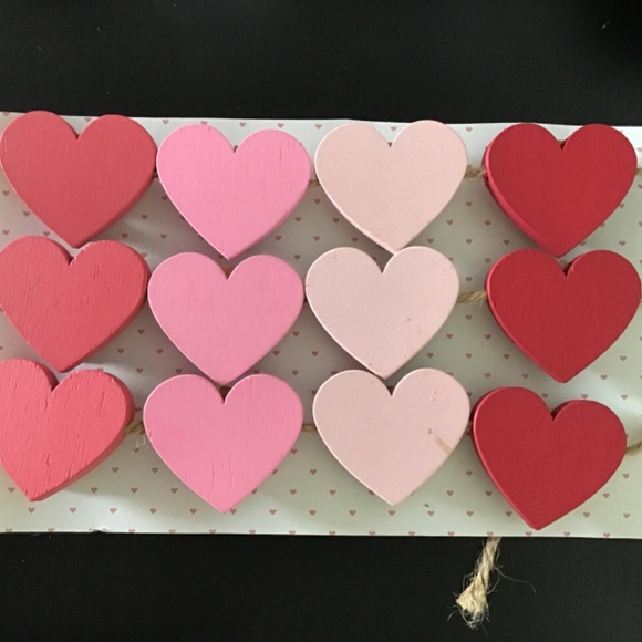 Rustic Heart Garland - Picture 2 of 2